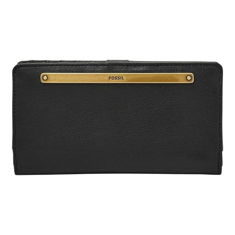 Billetera Mujer Cuero Liza Slim Bifold SL7891001 Negro TALLA UNICA
