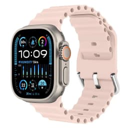 Reloj Inteligente Smartwatch Sport 49mm 2 Correas U-2 Rosado Rosado