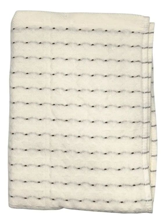 Toalla De Bano Algodon Diseno Toalla Fina Elegante 74x34cm - Beige - 1