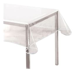 Mantel De Hule Plastico Mesa Rectangular Transparente 160cm