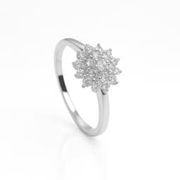 Anillo Roseta Plata 925 Plateado 15