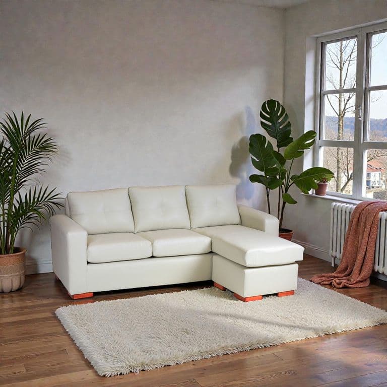 Seccional Emma Cuero Sintetico Pu Beige