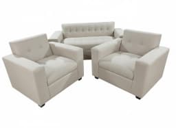 JUEGO DE LIVING BEIGE LINO Beige