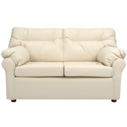 Sofa Mateo 2 Cuerpos - Cuero Sintetico Pu / Beige