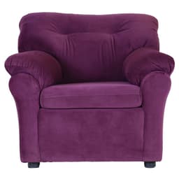 Sofa Mateo 1 Cuerpo - Tela Felpa / Lila