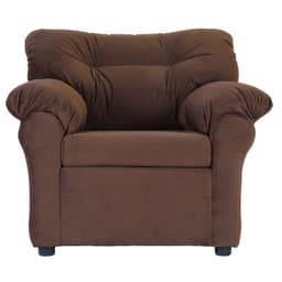 Sofa Mateo 1 Cuerpo - Tela Felpa / Chocolate