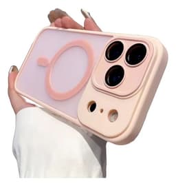 Carcasa Mate Para Iphone 17 Pro Magnetica Rosado