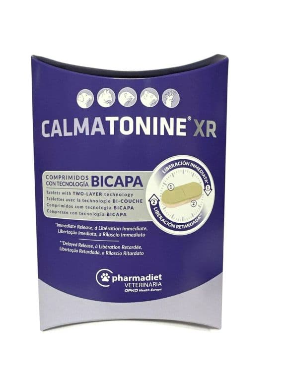 Calmatonine Xr Suplemento Para Mascotas Perro Gato 10c