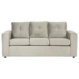 Sofa Emanuel 3 Cuerpos - Tela Felpa / Beige