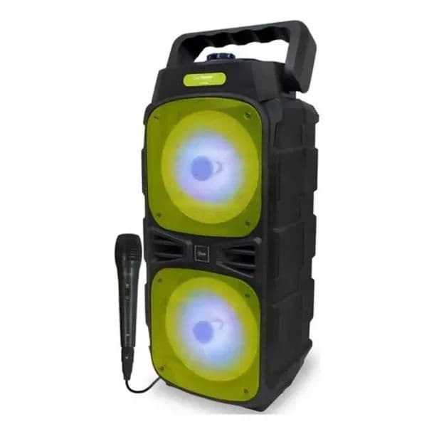 Parlante Deep Bounce 2 Bluetooth + Microfono Verde