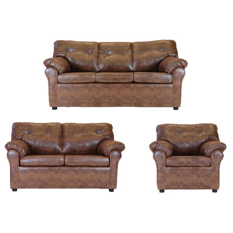 Living Mateo 321  - Cuero Sintetico Pu / Caramelo