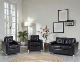 Living Asiria 211  - Cuero Sintetico Pu / Negro