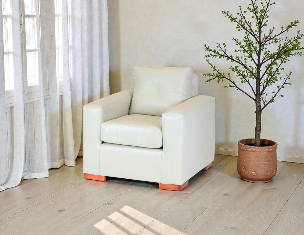 Sofa Israel 1 Cuerpo - Cuero Sintetico Pu / Beige