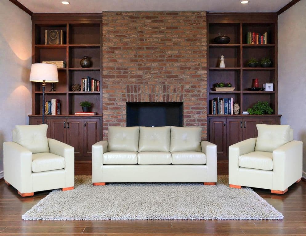 Sofa Israel 311 - Cuero Sintetico Pu / Beige