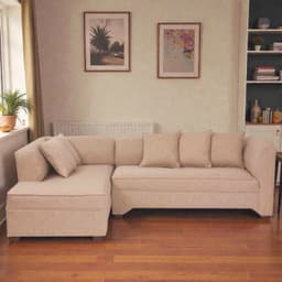 Seccional Sinar Derecho - Tela Lino Sidelli Beige