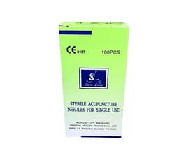 Aguja de acero inoxidable para Acupuntura 02530 mm