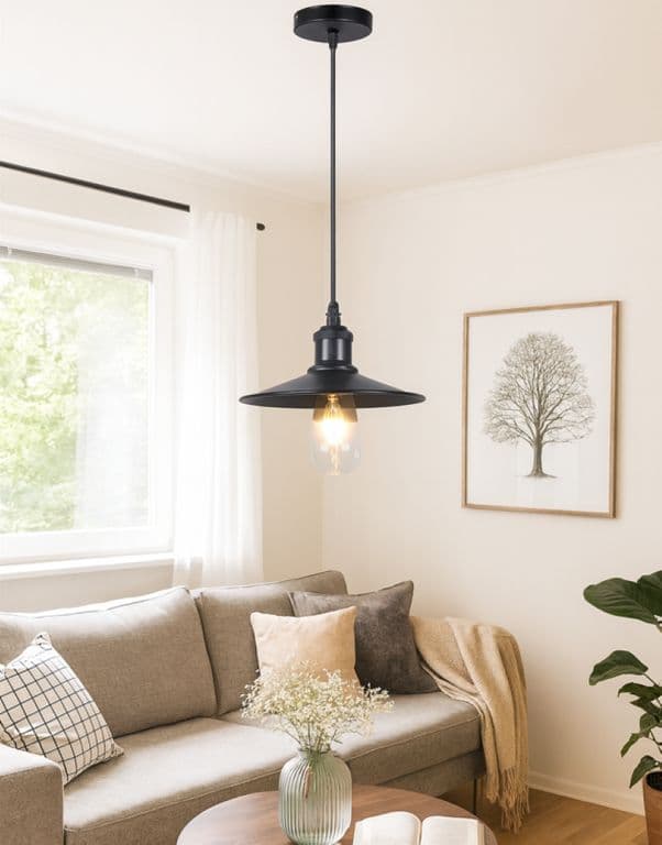 LAMPARA COLGANTE PORTA E27 DISENO VINTAGE