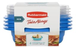 Pack 4 Taper Pote Hermeticos 669ml Envase Porta