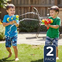 Pack 2 Pistolas De Agua 300ml 32cm Colores Surtidos Juguete Lanza Agua Nino Nina