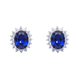 Aros Lady Amatista/Zafiro Plata 925 Azul 11