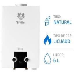 Calefont 6 Litros Tiro Natural Gas Licuado N24