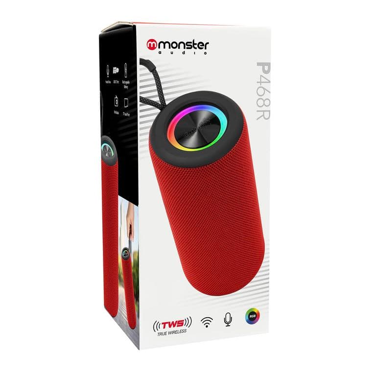 PARLANTE BT P468R ROJO