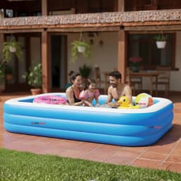 Piscina Inflable Rectangular 305X183X60cm Color Azul