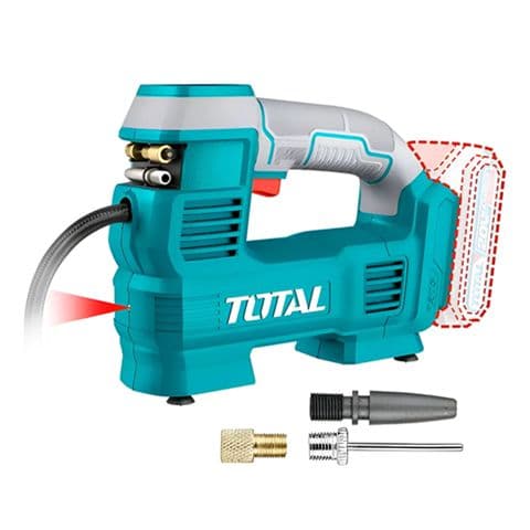 Inflador Compresor Aire Digital 20v Total Tacli2012 Turquesa