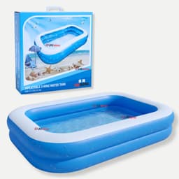 Piscina Inflable Rectangular 262x175x51 CM Color Azul