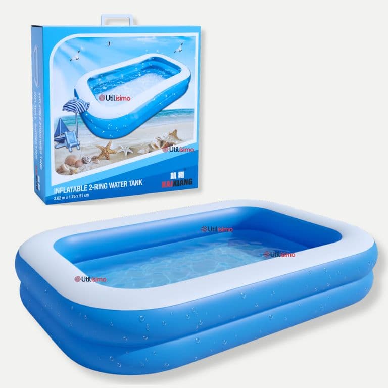 Piscina Inflable Rectangular 262x175x51 CM Color Azul