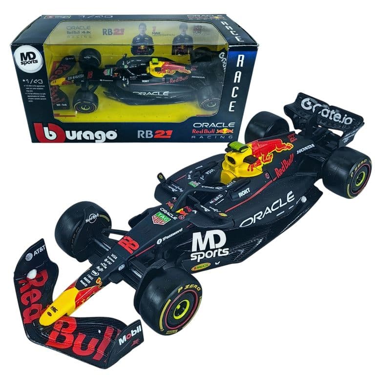 Auto F1 RedBull RB21 2025 #22 Yuki Tsunoda Caja Normal Burago 1:43