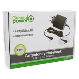 CARGADOR NOTEBOOK ACER 19V 2,37A PTA. FINA ULTRABOOK