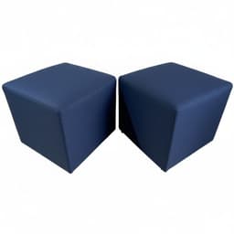 PUFF AZUL INDIGO LINO Azul denim