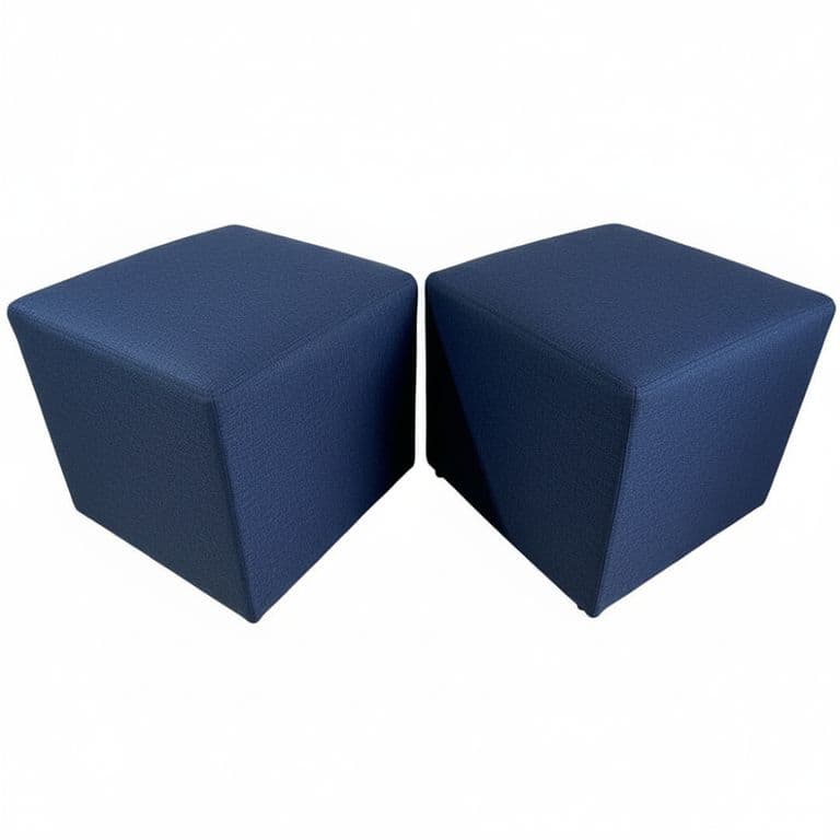 PUFF AZUL INDIGO LINO Azul denim