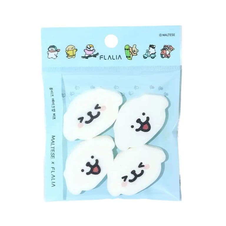 Esponjas Maquillaje Maltese Die-Cut 4 Pack Suaves y Precisas