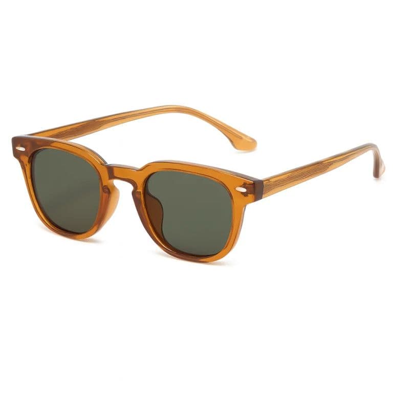 Lentes de Sol Cuadrados Unisex Shauna SH509268 TR90 UV400 Marron Verde Botella TALLA UNICA