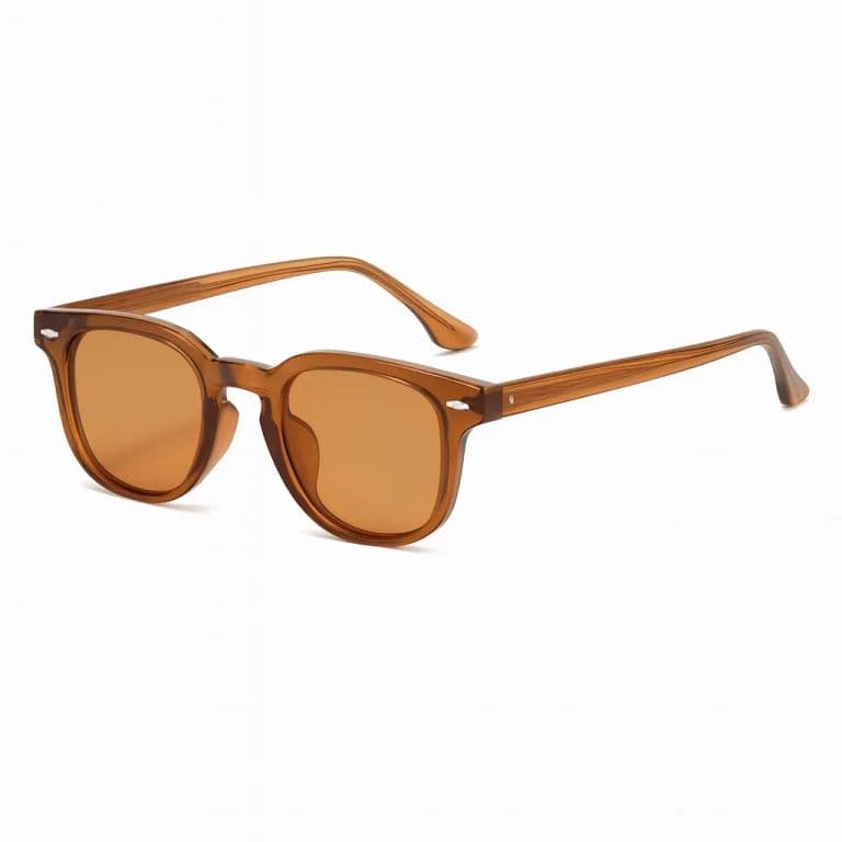 Lentes de Sol Cuadrados Unisex Shauna SH509268 TR90 UV400 Marron Marron Claro TALLA UNICA
