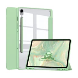 Funda Smart Cover Clear Para Galaxy Tab S6 Lite - Verde Menta