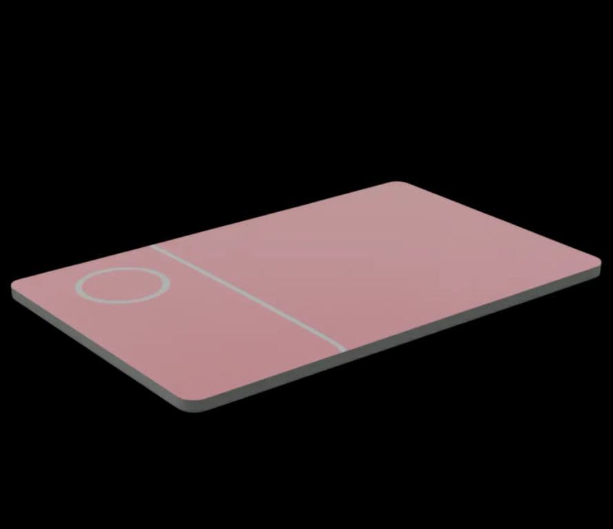 Tarjeta Localizador Android Rosada