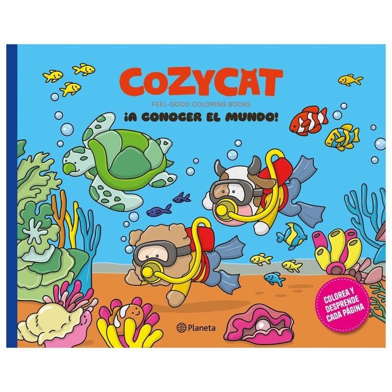COZY CAT 4 A CONOCER EL MUNDO TAPA RUSTICA - ESTUDIO PE SAC - LIBRO