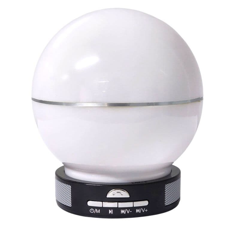 Lampara Parlante Bluetooth Portatil Led Usb Fm Dbs112 Blanco