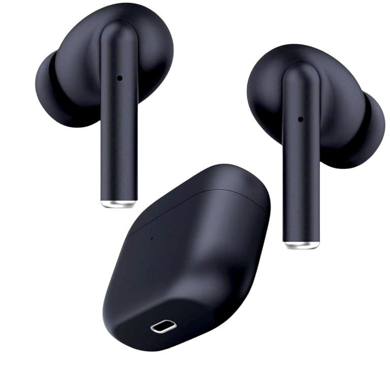 Audifonos Bluetooth TWS Style 2 Grafito Deep Bass 20Hrs Negro