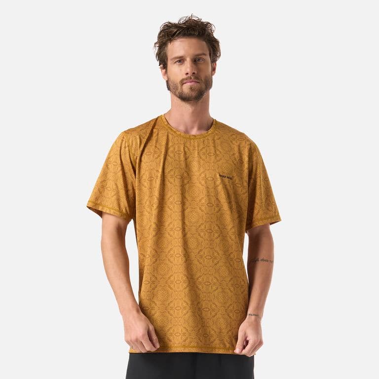 Polera Hombre Sudala Print Mostaza Mostaza S