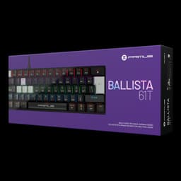 Teclado gamer 60% BALLISTA61T PKS-060G-S con cable