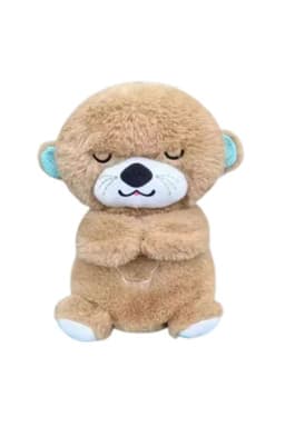 Peluche Kawaii Relaja Alivia Ansiedad Juguete Luz Y Sonido Nutria