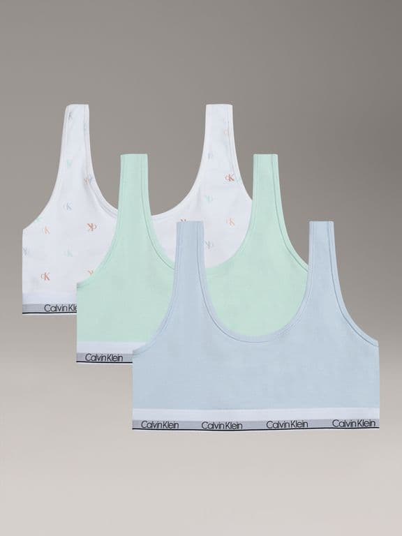 Pack 3 Bralettes Modern Cotton para Nina Multicolor Multicolor S