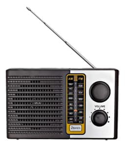 Radio Vintage Recargable Panel Solar USB FM AM Portatil