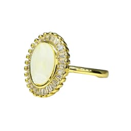 Anillo Religioso Ajustable enchapado en oro de 18k Dorado ...