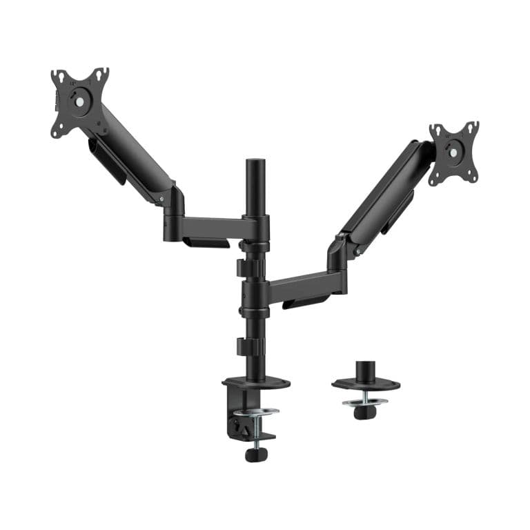 Soporte para 2 monitores en Poste 17" a 32" 360 18kg - SBRM728