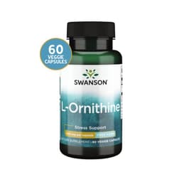 SW1238 L-Ornithine - Free Form 500 mg 60 Veg Caps